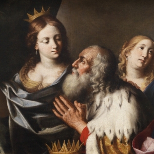 Kong Salomos afgudsdyrkelse. Maleri af Giovanni Battista Venanzi, 1668. Kilde: Wikimedia Commons.