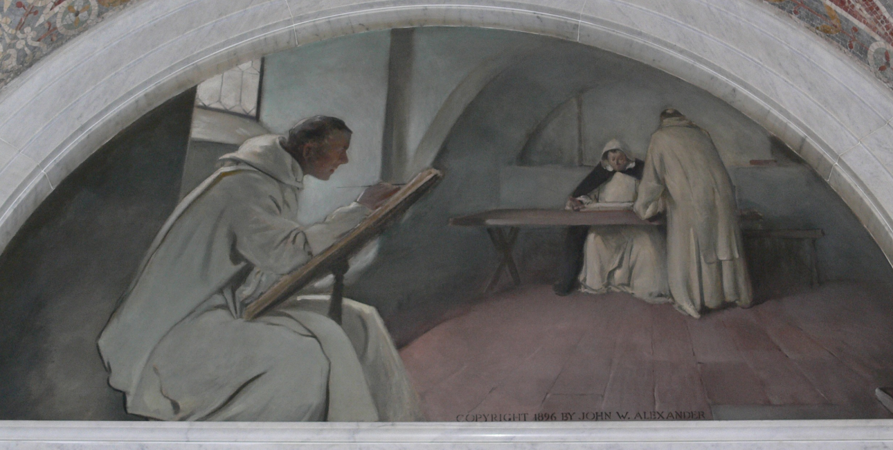 "Medieval Scribes" - John White Alexander