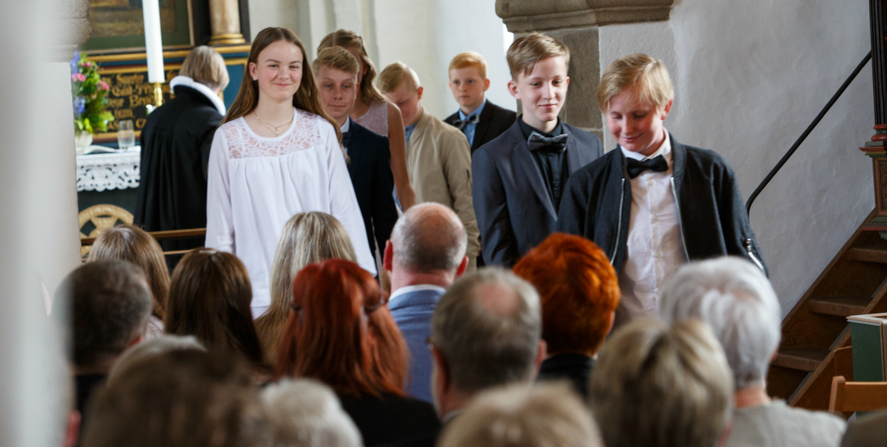 Konfirmation i Mosbjerg Kirke