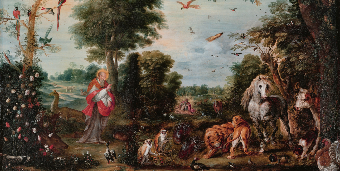 "Paradise and the Creation of the Animals" - af Jan Brueghel