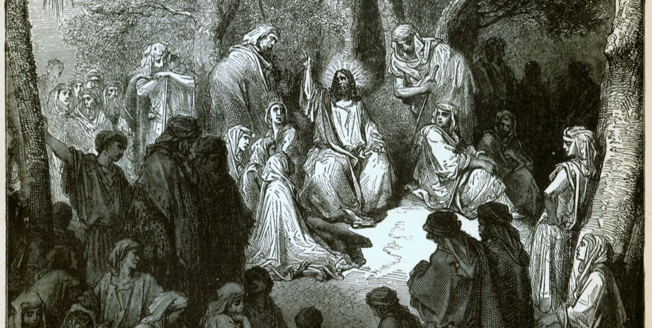 "Sermon on the Mount" af Gustave Doré