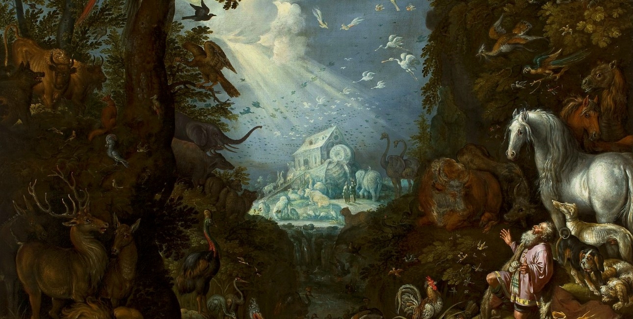 "Noahs Ark" fra ca. 1628 af oelant Savery. Findes på National Museum i Warsaw.