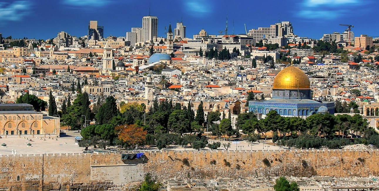 Den gamle bydel i Jerusalem, Israel.