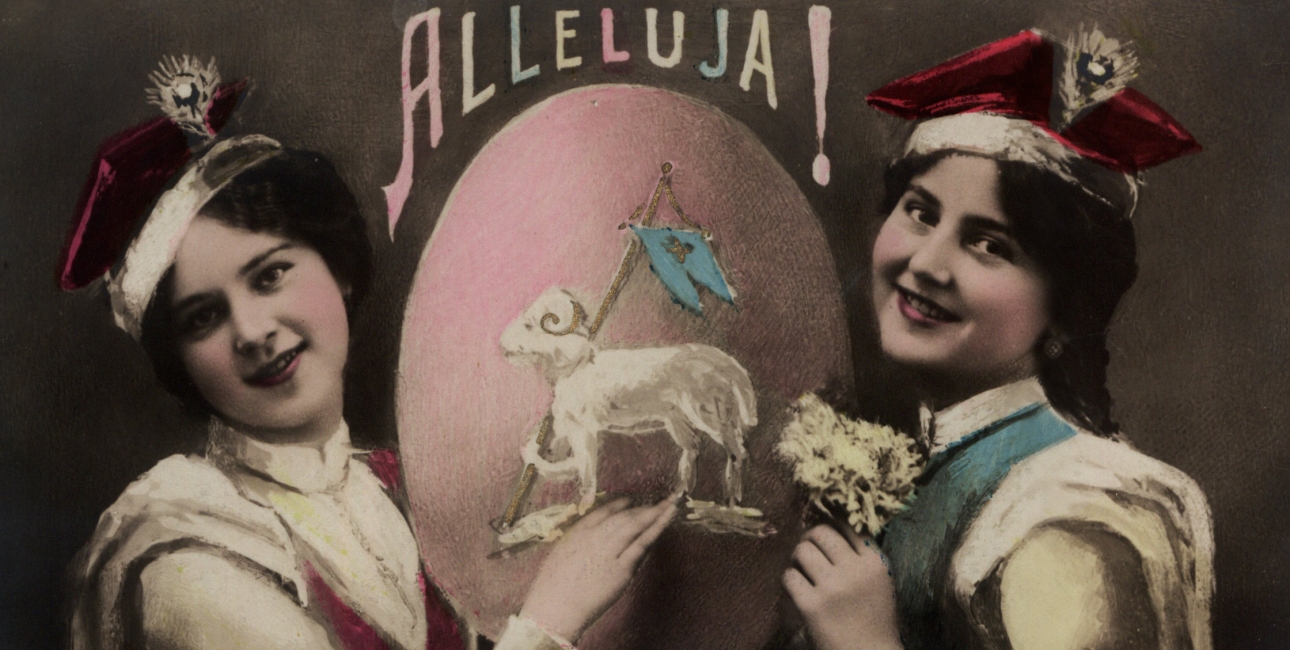 Hallelujah. Polsk postkort fra ca. 1900.