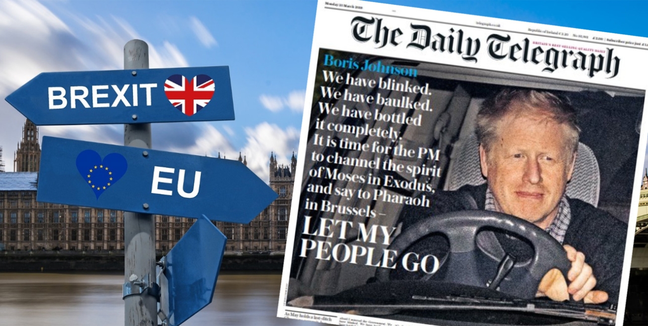 Brexit/Exodus. Foto: Pixabay/The Daily Telegraph.