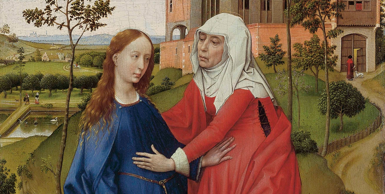 Marias besøgelsesdag. Maleri af Rogier van der Weyden, ca. 1440. Kilde: Wikimedia Commons.