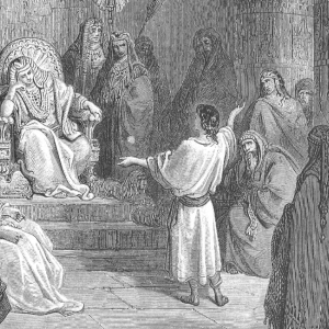 "Joseph Interprets Pharaos Dream" - fra Dorés English Bible