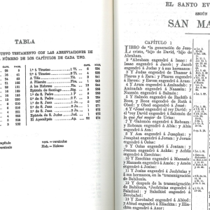 Reina Valera-Bibel fra 1909