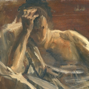 Saul. Maleri af Jozef Isräels, 1899. Kilde: Wikimedia Commons.