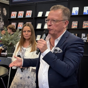 Arrangement om bogen "Trøst" på Bogforum 2025.