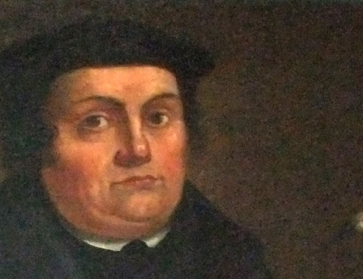 Portræt af Martin Luther af Johann Friedrich Glocker