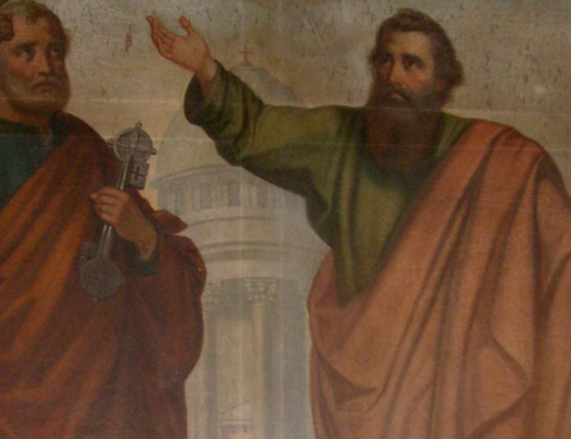 Saint Péter and Pául Altarpiece Depicting Apostles in the Church of Sajónémeti - Farkas Gergely 1290x650