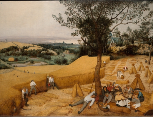 Foto: The Harvesters af Pieter Brueghel den ældre. Wikimedia Commons.