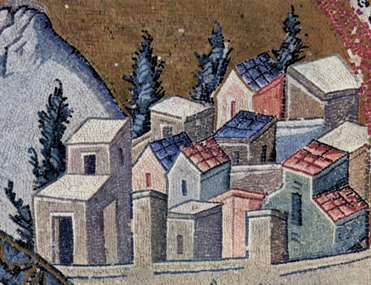 Nazaret, Byzantinsk mosaik