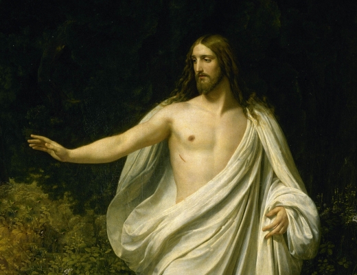 Jesus. Maleri af Alexander Ivanov, 1835. Kilde: Wikimedia Commons.