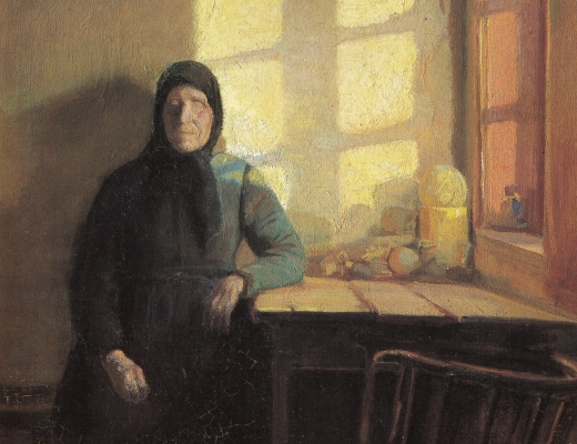 Solskin i den blindes stue. Maleri af Anna Ancher, 1885. Kilde: Den Hirschsprungske Samling.