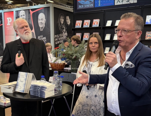 Arrangement om bogen "Trøst" på Bogforum 2025.