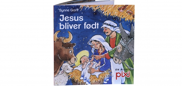 Pixi-bogen "Jesus bliver født" er lavet af Synne Garff.