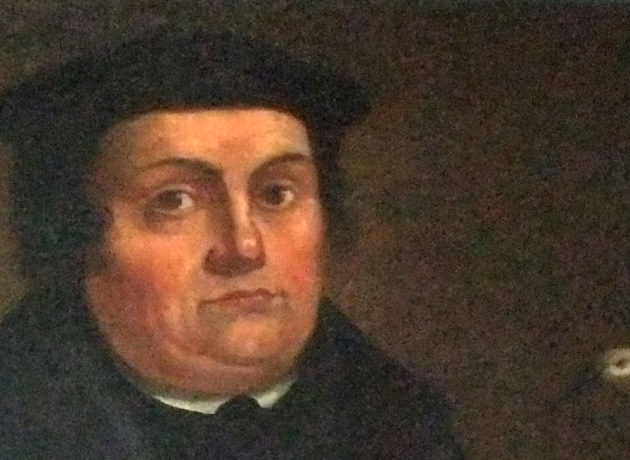 Portræt af Martin Luther af Johann Friedrich Glocker