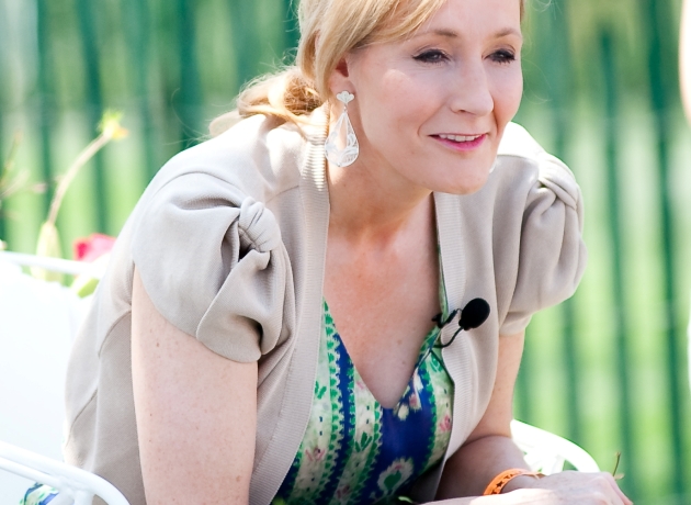 J.K Rowling læser op ved Det Hvide Hus i Washington i 2010. Foto: Daniel Ogren.