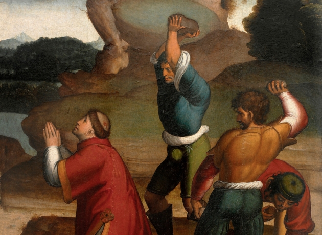 Anden juledag har også et andet navn, nemlig Sankt Stefans dag. Den er opkaldt efter Stefanus, som man kan læse om i Apostlenes Gerninger. Han blev den kristne kirkes første martyr. Maleri af Juan Correa de Vivar.