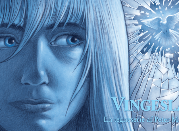 Tegner og forfatter Peter Madsen har i tegneserien "Vingeslag" formidlet pinsen for store børn og unge.