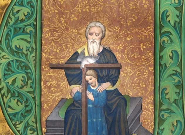 Treenigheden. Ukendt illustrator, 1414. Kilde: Rosenwald Collection.