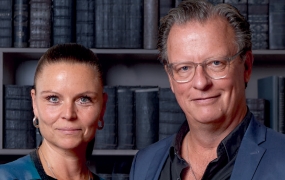 Esben Kjær og Lotte Mørk. Foto: Carsten Lundager.